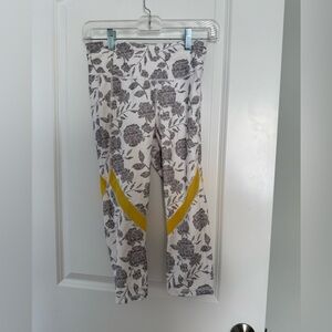 Calia by Carrie Underwood Leggings with Floral and Yellow Accents